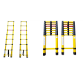 Hot Sale Fiberglass Insulated Telescopic Step Ladder High Voltage Electric Power Outdoor 5m Ladder